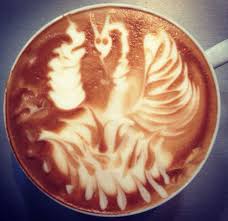 Dragon Fire Latteart Coffee Coffee Art Latte Art Food