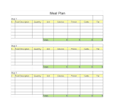 Daily Food Chart Template Hitachicustomersupport Info