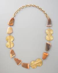 Devon Leigh Peach Agate Necklace Agate Necklace Necklace Beaded Necklace