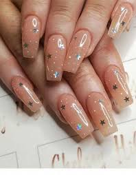 Since acrylic nails are a combination of liquid monomer and powder polymer when applied to your nails and exposed to the air, they form a hard. Nails Must Read Pin Idea Ref 3726378658 Neonnailsombre Star Nail Designs Coffin Nails Designs Pretty Acrylic Nails