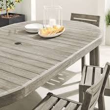 Browse a large selection of kitchen and dining room tables, including wood, metal, plastic and glass dining table ideas in round, oval and rectangular designs. Buy Online Portside Outdoor Round Expandable Dining Table Now West Elm Uae