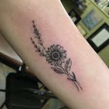 Sunflowers For Dad Wheat Tattoo Sunflower Tattoo Sleeve Lavender Tattoo