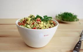 Roh Veganes Tabouleh Veganblatt Rezept Vegane Rezepte Blumenkohl Rohkost Rezepte