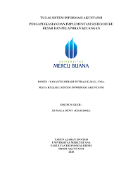 Buku besar dan buku rekening kontrol pengerjaannya dipisahkandari seksi yang mengerjakanbuku pembantu. Pdf Tugas Sia Pengaplikasian Dan Implementasi Sistem Buku Besar Dan Pelaporan Keuangan Kumala Dewi 43218120022