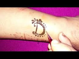 Fancy D Letter Henna Tattoo Alphabet D Letter Mehndi Design Youtube In 2020 Mehndi Designs Alphabet Tattoo Designs Back Hand Mehndi Designs