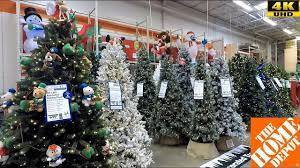 Home Depot Christmas Christmas At Home Depot Christmas Trees Inflatables Ornaments Decorations Decor Shopping 4k Youtube