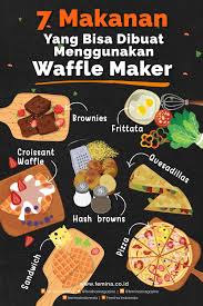 7 Makanan Yang Bisa Dibuat Menggunakan Waffle Maker Waffle Alat Masak Makanan