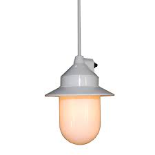 Polymer Products P01 01507 Ssh Outdoor Pendant Light White With White Globe And Shade Walmart Com Walmart Com