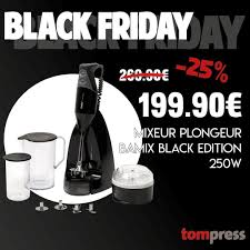 Black Friday C Est Le Dernier Jour Profitez En Vite Mixeur Plongeur Bamix Black Edition 250w 199 90 Mixeur Plongeur Materiel De Cuisine Mixeur