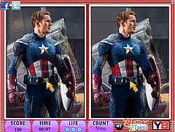 Ù„Ø¹Ø¨Ø© 10 Differences Captain America Ø§Ù„Ø¹Ø¨ Ø£ÙˆÙ†Ù„Ø§ÙŠÙ† Ø¹Ù„Ù‰ Y8 Com