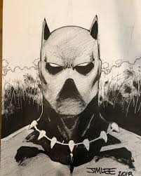 Black Panther By Jim Lee Panther Pictures Jim Lee Art Comic Drawing