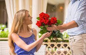 Check spelling or type a new query. Man Surprising His Cute Girlfriend With Flowers On Romantic Date Stock Photo Picture And Royalty Free Image Image 40621851