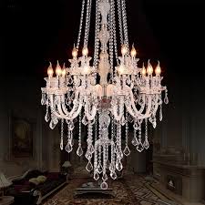 Luxury Large Chandelier Lighting Deluxe Staircase Long Chandelier Hotel Villa Crystal Chandelier Modern Led Candle Crystal Lamp Crystal Lamp Large Chandelier Lightingchandelier Lighting Aliexpress