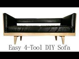 Diy Mid Century Modern Sofa Modern Builds Ep 27 Youtube Diy Sofa Diy Modern Furniture Modern Diy
