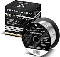 STAHLWERK FLUX Edelstahl Fülldraht Ø 0,8 mm E308LFC – 0,45 kg D100-Spule  für 16 mm Dorn, universell einsetzbar, selbstschützender Schweißdraht, ...