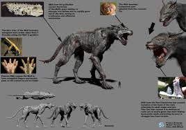 When a rogue genetic experiment goes wrong, it causes george, a wolf and a reptile to grow to a monstrous size. Matt Millard Rampage Unused Ralph Design