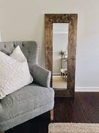 Attach the clips and make sure they're not too tight.{found on killerbdesigns}. Diy Farmhouse Wood Framed Mirror She Gave It A Go