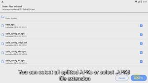 It also has simple app backup/export functionality. How To Install Sideload Split Apks Zipped Apks File No Root
