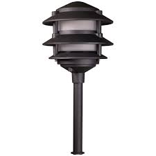 Kl302 12v Ac Dc Aluminum Low Voltage Landscape Lighting 3 Tier Pagoda Kings Outdoor Lighting