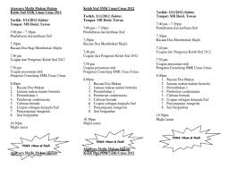 Teks ucapan pengacara majlis makan malam hari keluarga 2017 age. Aturcara Majlis Makan Malam