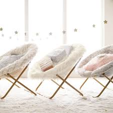 himalayan ivory faux fur hang a round chair round chair chair tufted chair