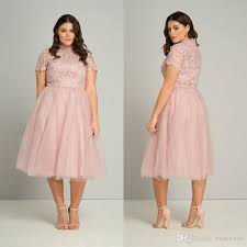Pin By Tia Lawrence On Plus Size Dress Pink Plus Size Dresses Graduation Dress Plus Size Evening Mini Dresses