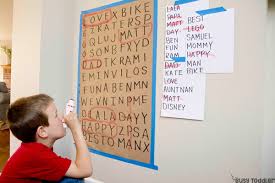 They make it easy for parents to fulfill the duties of one of their most important. Giant Word Search Activity For Kids Busy Toddler