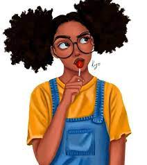 Simple Curly Hairstyles Black Girl Cartoon Black Girl Art Drawings Of Black Girls