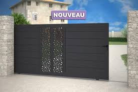 Portail Alu Design Coulissant Bordeaux Portail Alu Portail Coulissant Portail Aluminium Coulissant