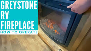 To set your preferred room temperature, switch the heater on and turn the thermostat dial temperature up, past when it makes a click sound. Greystone Rv Fireplace Operating Instructions Youtube