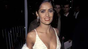 Salma Hayek is stunning in revealing dress as she makes 'happy'  announcement | HELLO!
