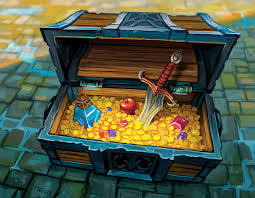 Card Name Chest Of Gold Artist Matt Gaser Armas Rpg Rpg Arco E Flecha