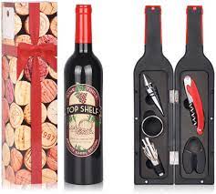 The wine enthusiast in your life will love you as much as their favorite bottle of red or white with one of these fantastic gifts for wine lovers. Amazon Com Wine Accessories Gift Set 5 Pcs Deluxe Wine Corkscrew Opener Sets Bottle Shape In Elegant Gift Box Great Wine Gifts Idea For Wine Lovers Friends Christmas Anniversary Bar Tools