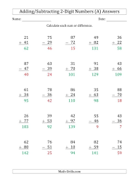 Stepping into double digit addition in 2nd grade! Digit Plus Minus Addition And Subtraction With Some Regrouping Math Worksheets Pdf Mixed Math Subtraction Worksheets Pdf Worksheets Easy Math Solver Addition Word Problems Year 5 Worksheet Christmas Math Printables Write These
