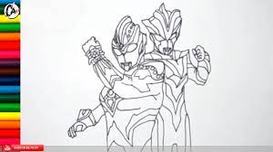 Koleksi mewarnai gambar ultraman zero daftar sketsa gambar upin ipin. Good Ultraman Ginga Vs Victory Coloring Pages Easy Youtube