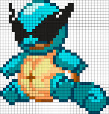 Squirtle Perler Bead Pattern Bead Sprite Pokemon Perler Beads Perler Bead Art Beading Patterns