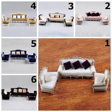 Check spelling or type a new query. Diy 1 25 Dollhouse Couch Sofa Chair Cushion Set Miniature Furniture Model Toys Wish