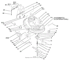 Toro z 380 timecutter z. Toro 71242 16 38hxle Lawn Tractor 2002 Sn 220000001 220010000 Parts Diagram For 38 Deck Assembly