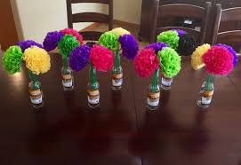 Around this time last year, i was back home in mexico with my grandmothers and *very* eager to see coco, which came out just before día de los. Tissue Paper Flower Centerpieces Mexican Family Reunion Mexican Party Theme Mexican Bridal Showers Mexican Birthday Parties
