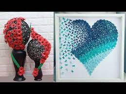 What better way than to. Home Decorating Ideas Handmade Wall Hanging Decoration Craft Ideas Youtube Hanging Wall Decor Decor Crafts Handmade Wall Hanging