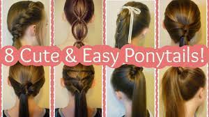 How to cut long hair yourself | long hairstyles. 8 Cute Ponytail Hairstyles For Summer Youtube