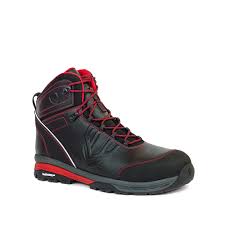 Leather mid-high protective shoes with carbon cap - Jelen Professional