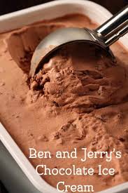 Ben Jerry S Chocolate Ice Cream Recipe Ice Cream Maker Recipes Chocolate Ice Cream Homemade Chocolate Ice Cream