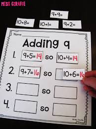 Miss Giraffe's Class: Making A 10 To Add