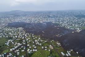 Lava from the eruption of mount nyiragongo destroyed homes on the edge of goma, which has a. A7vaa Ddlqafgm