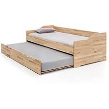 Massivholz Gastebett Aus Kernbuche Ausziehbares Doppel Bett Als Jugend Amp Kinderbett Verwendbar Funktionsbett Aus Holz Funktionsbett Jugendzimmer Bett
