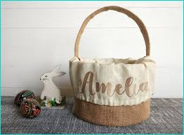 All of the easter gifts featured in this post allow you to add custom stitching or embroidery. 16 Personalized Easter Baskets For Babies Toddlers Up