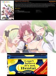 well, its another one of those I cant believe its not hentai animes  (Sauce: Megami-ryou no Ryoubo-kun) : rAnimemes