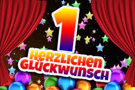 Grusse Und Wunsche Zum 1 Geburtstag