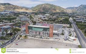 Aerial View Of Rice Eccles Stadium On The Campus Of The